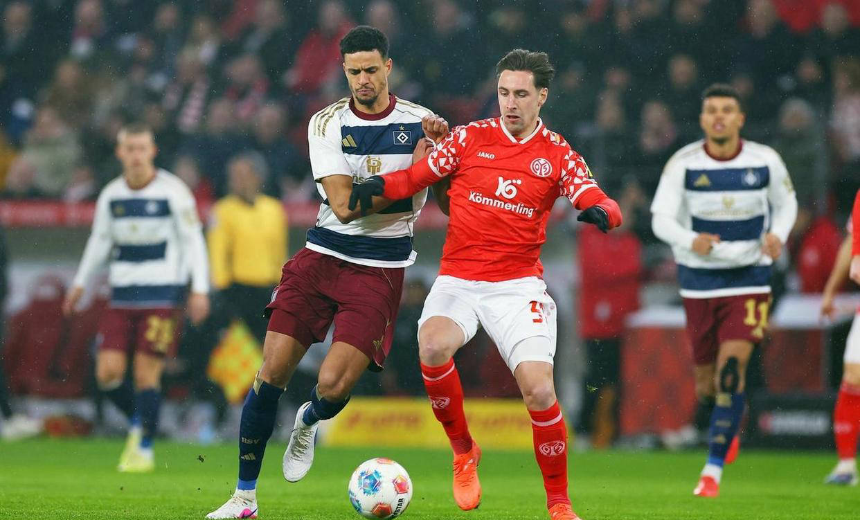 德甲最新积分榜揭晓：美因茨1-1战平汉堡